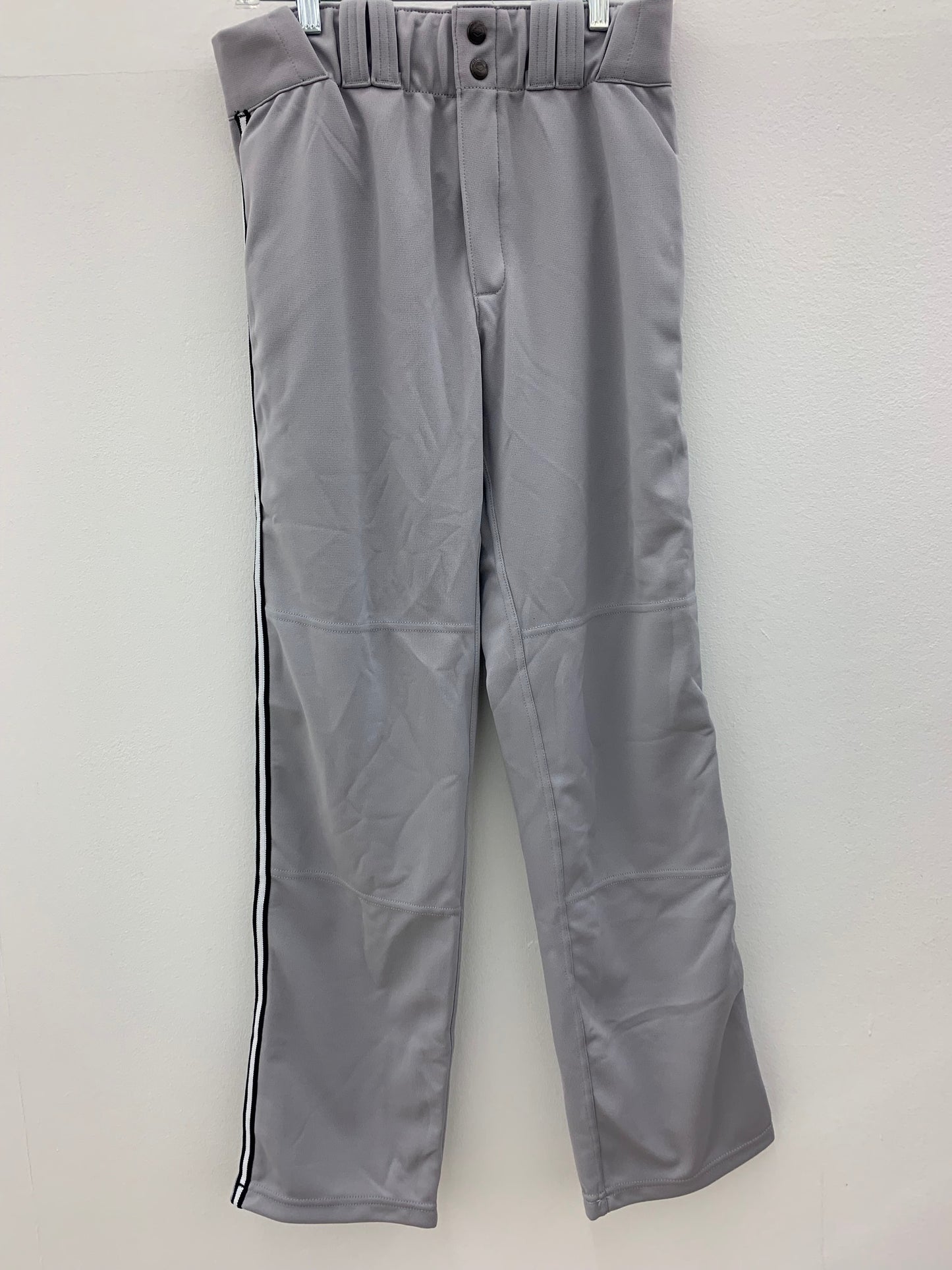 SALE: Men's Grey with Black/White/Black Stripe and Open Bottom Pant