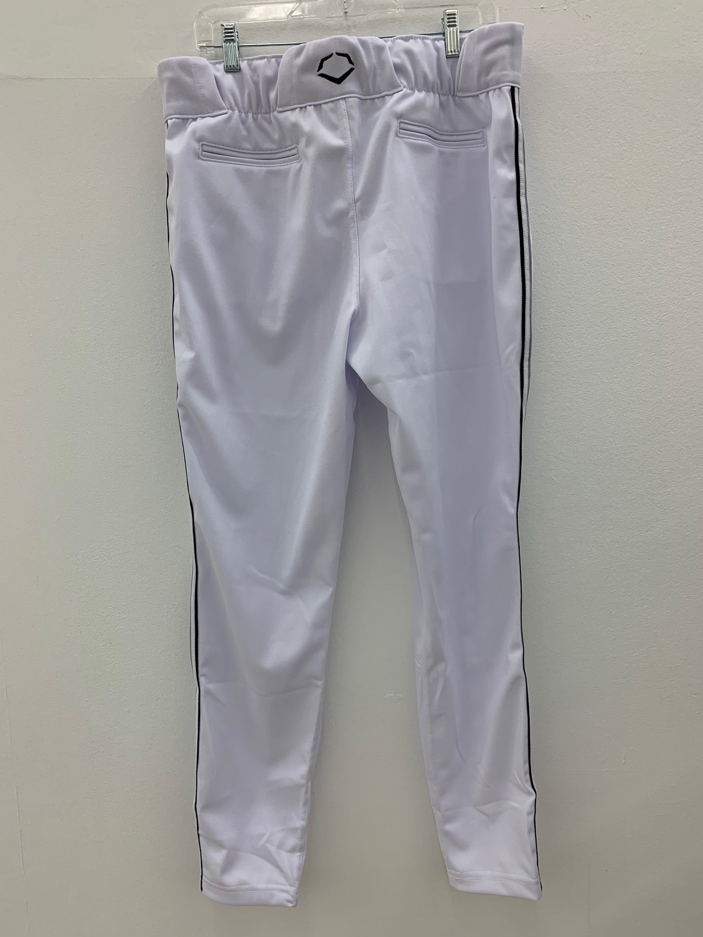 SALE: Men's White with Black/White/Grey Stripe Pant