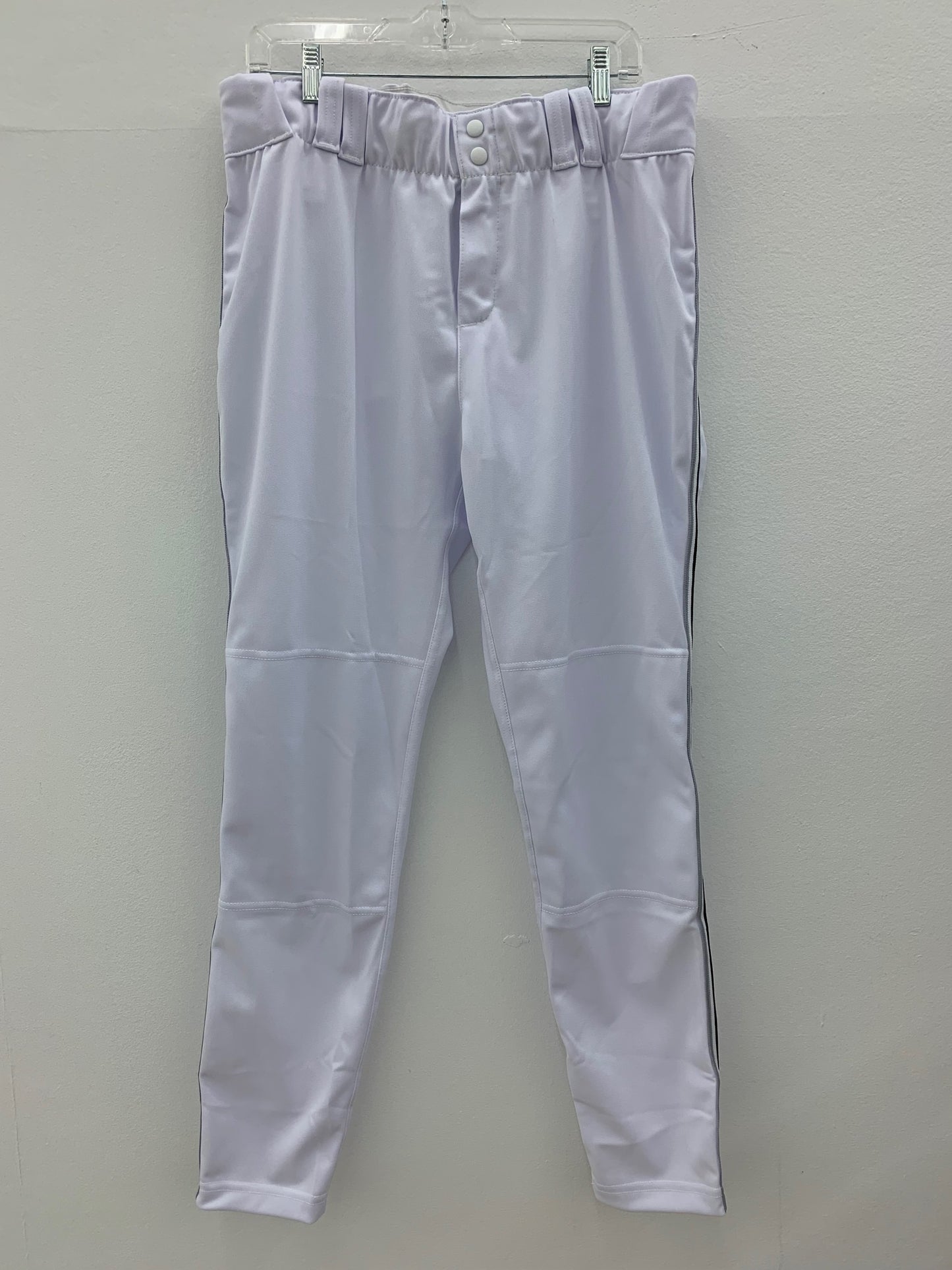 SALE: Men's White with Black/White/Grey Stripe Pant