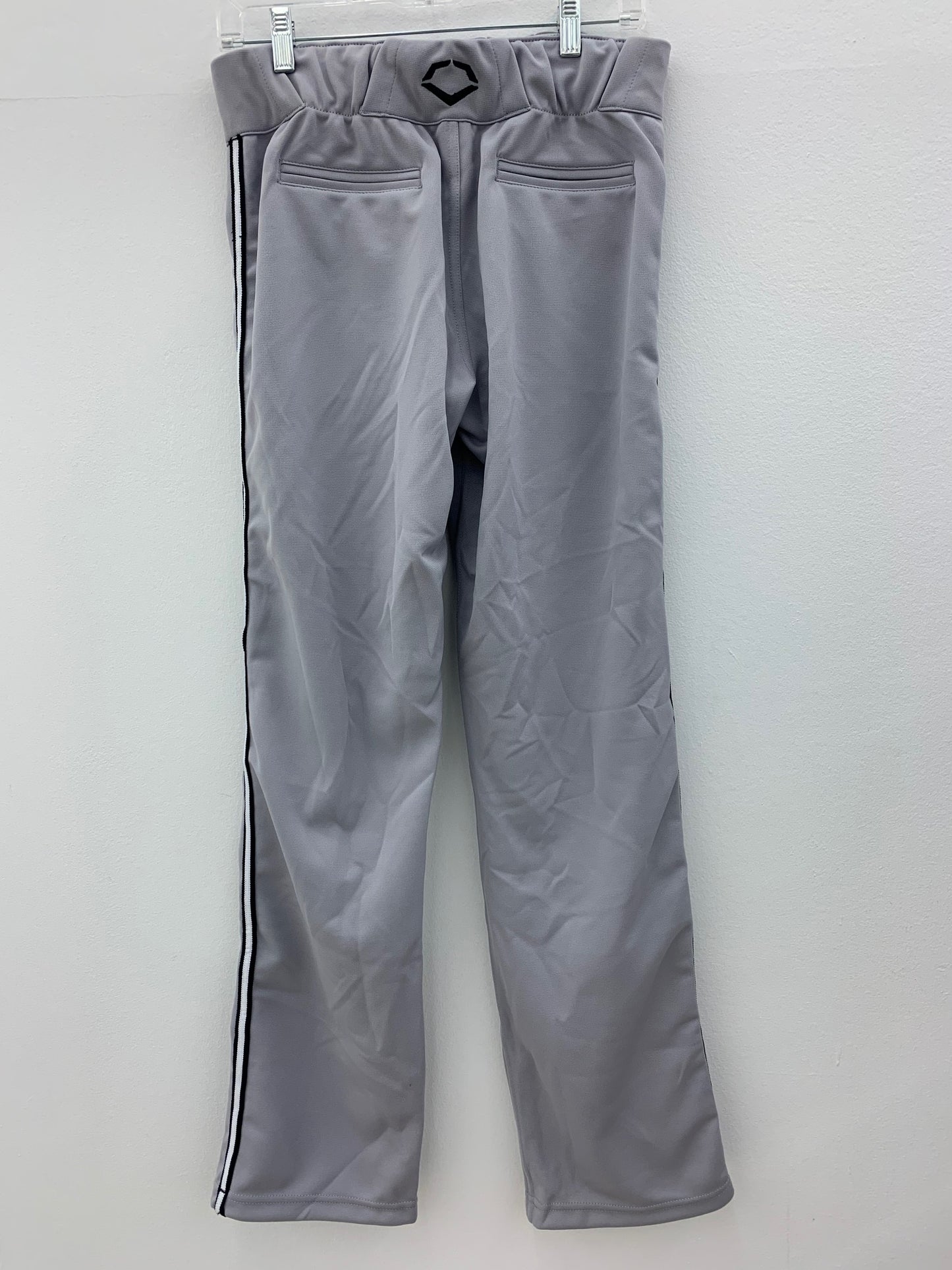SALE: Men's Grey with Black/White/Black Stripe and Open Bottom Pant