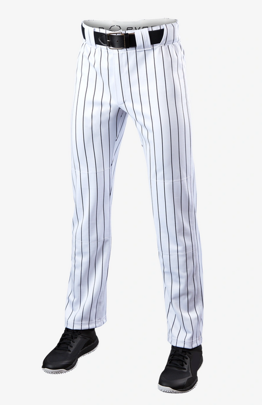 SALE: Men's Salute Pinstripe Open Bottom Pant