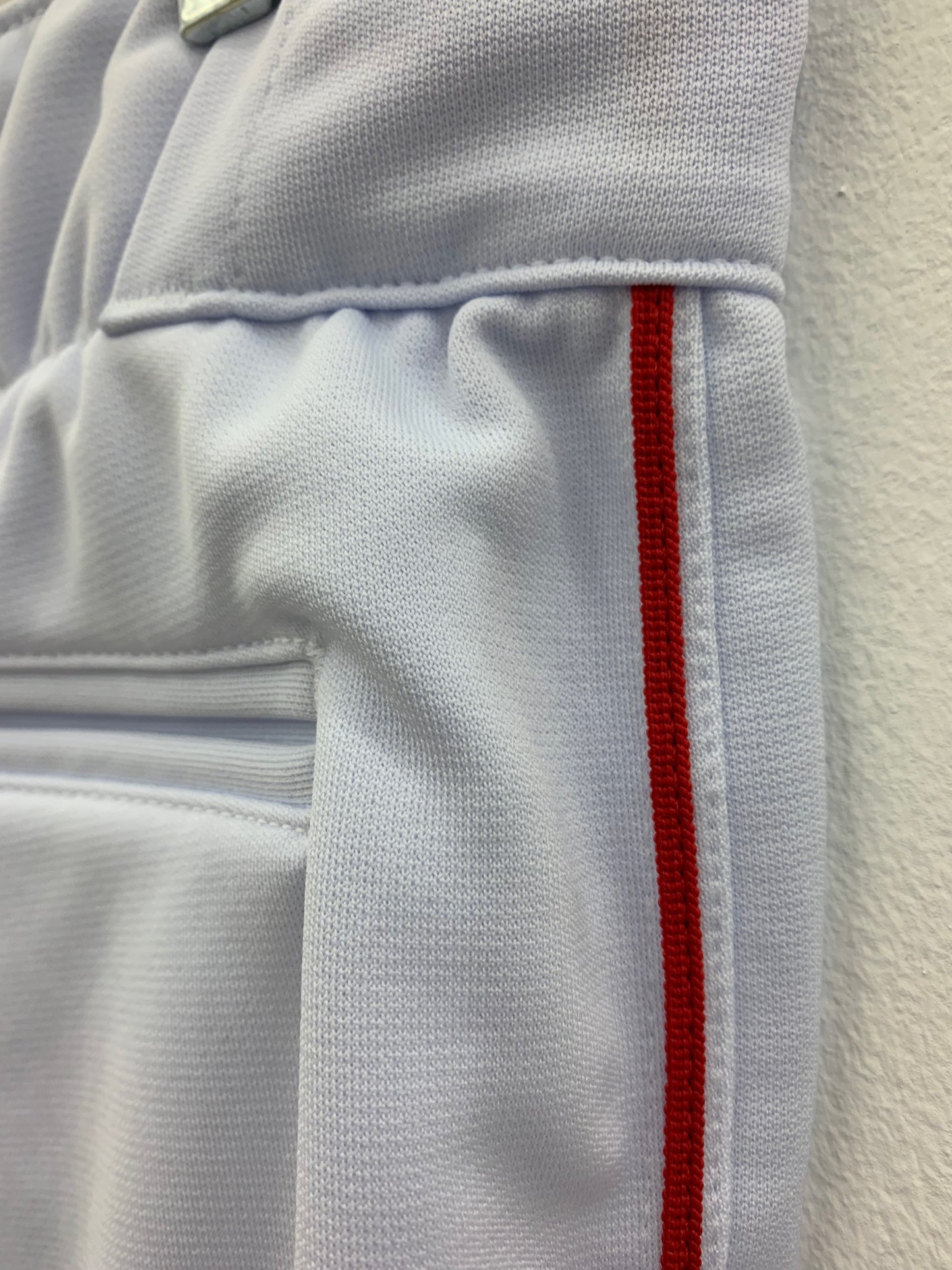 SALE: Men's White with Red Stripe Pant