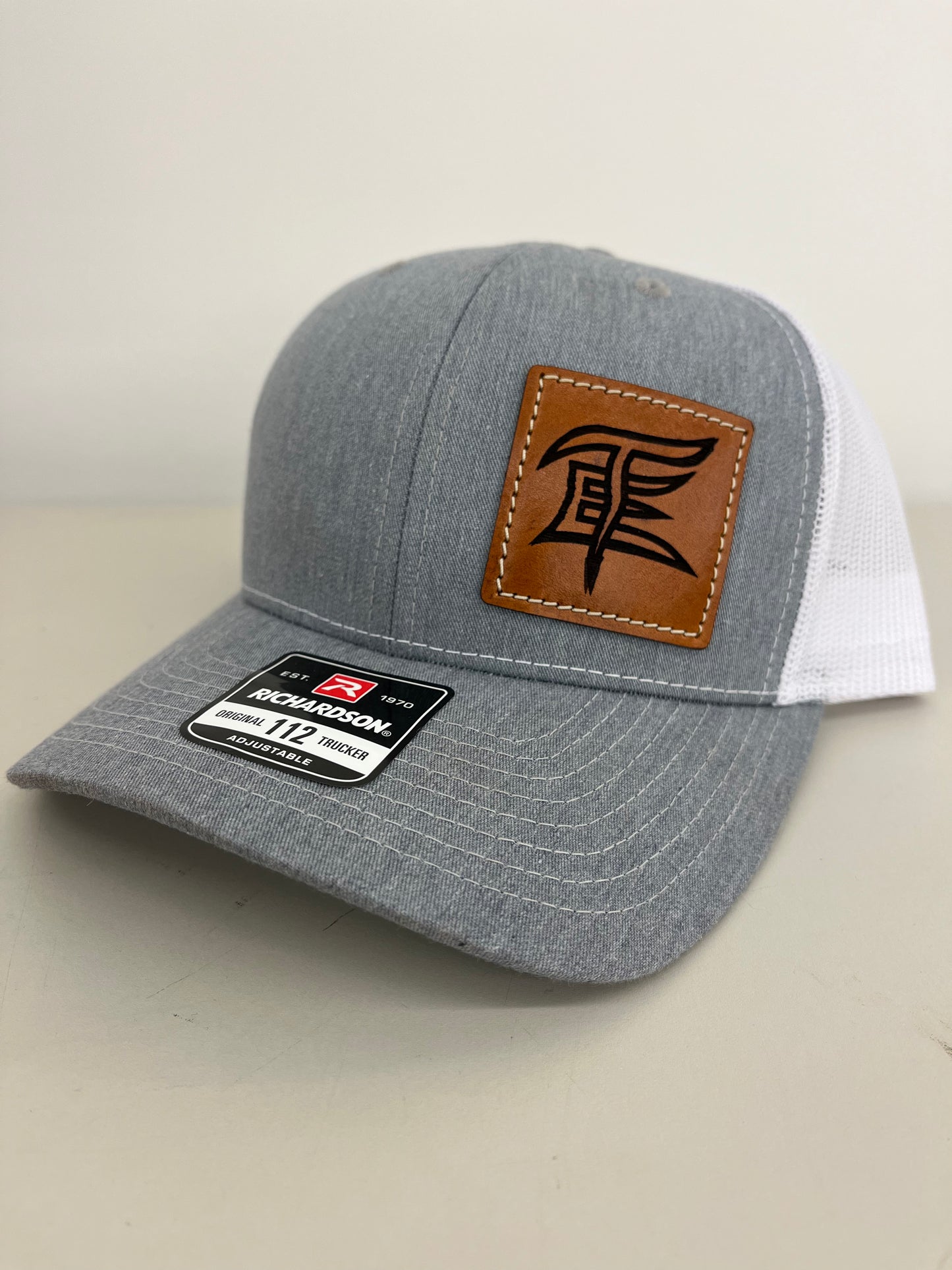 R112 Leather Patch Hat