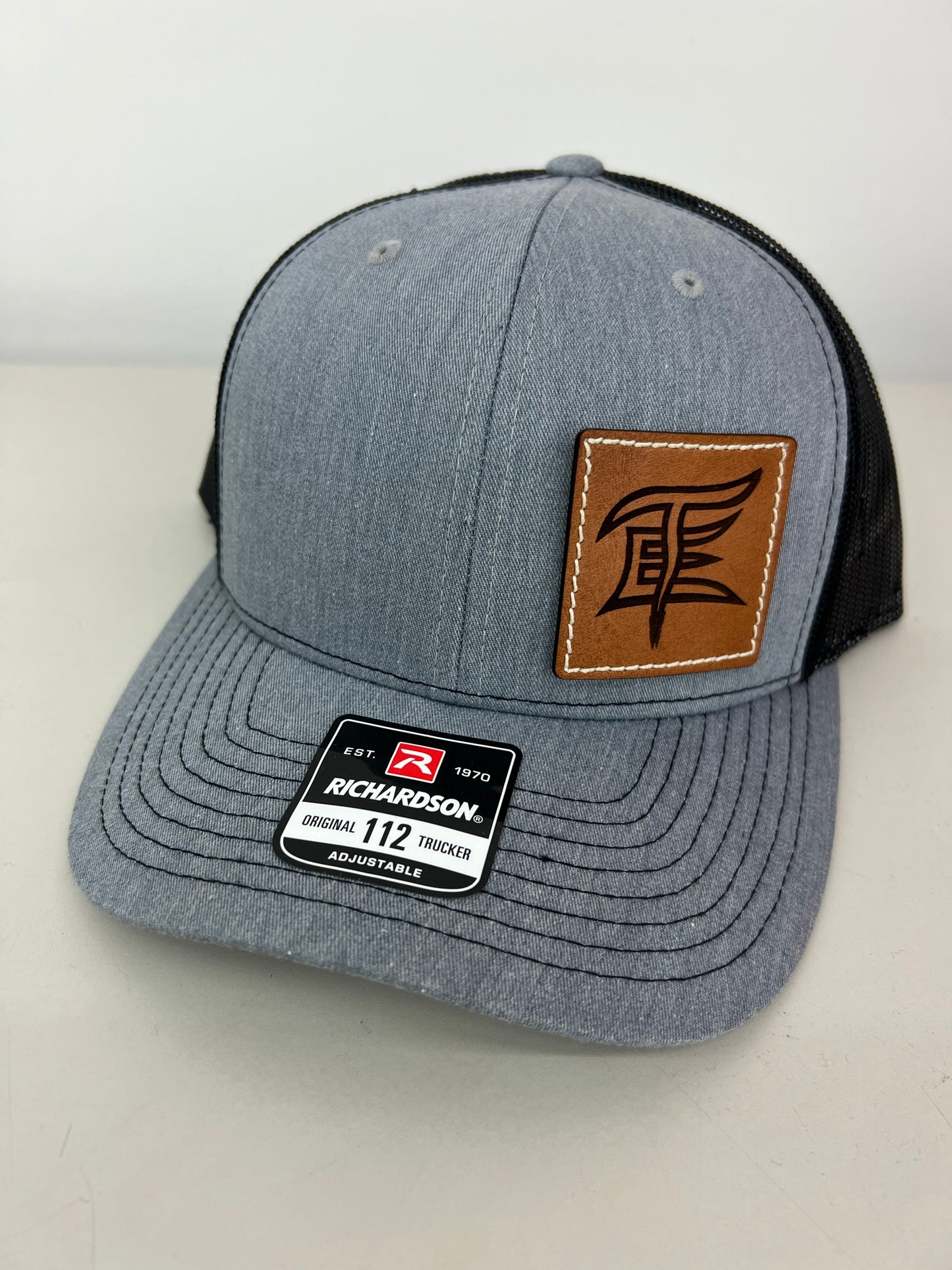 R112 Leather Patch Hat